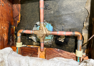 Copper Repipe for Shower Valve Repair