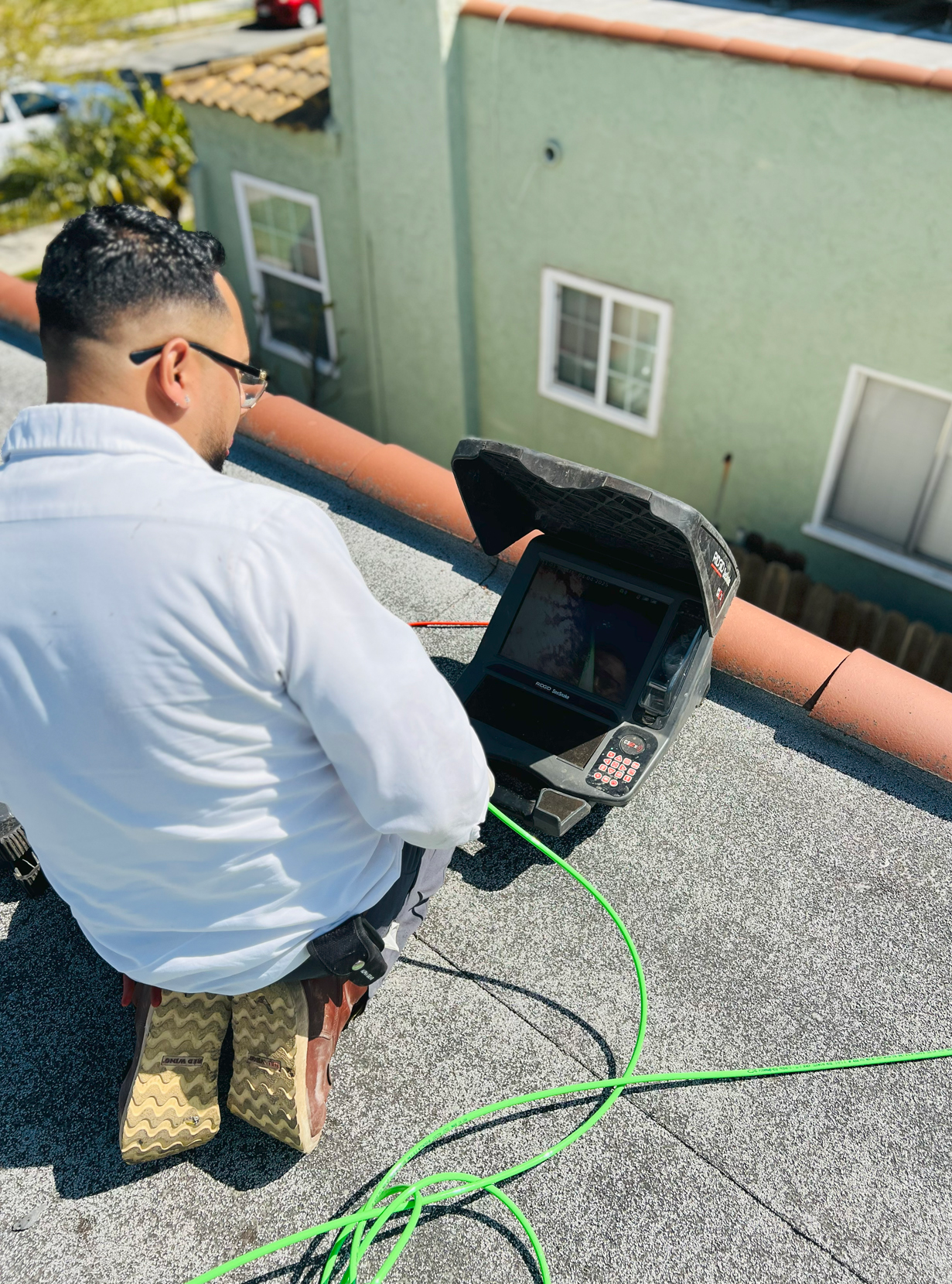 CAMERA INSPECTION FOR SEWER CONNECTIONS TO ADU PROFFESIONAL PLUMBING SERVICES