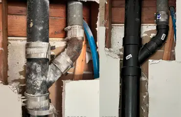 Redrain for toilet drain