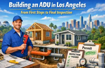 ADU OWNER BUILD CONSTRUCTION START TO FINISH IN LOS ANGELES