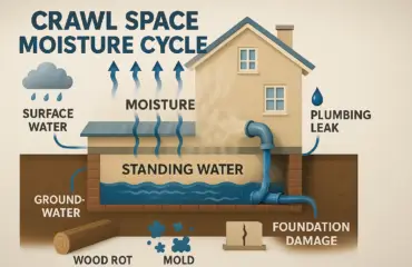 Excess Moisture Broken Pipe Blog Image