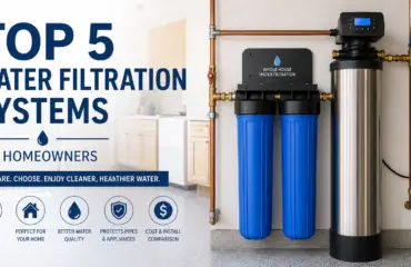 TOP 5 WATER FILTRATION SYSTEMS FOR HOMEOWNERS